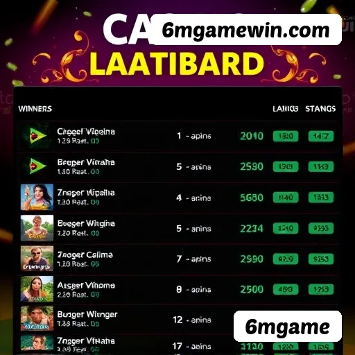 Bônus e prêmios 6mgame